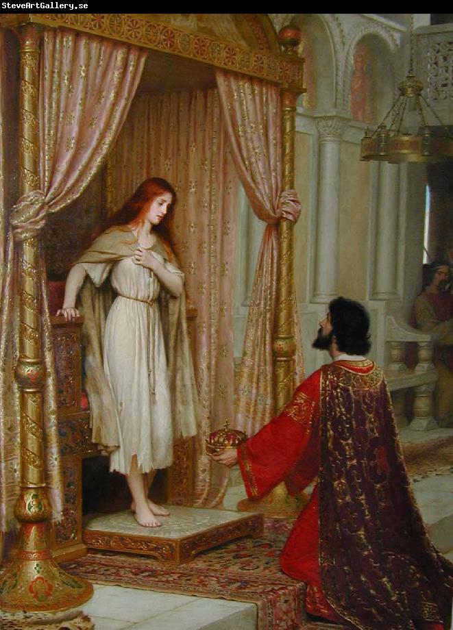 Edmund Blair Leighton The King and the Beggar maid